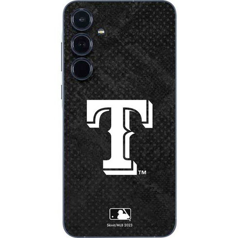 MLB Texas Rangers Jays Dark Wash Galaxy A36 5G Skin